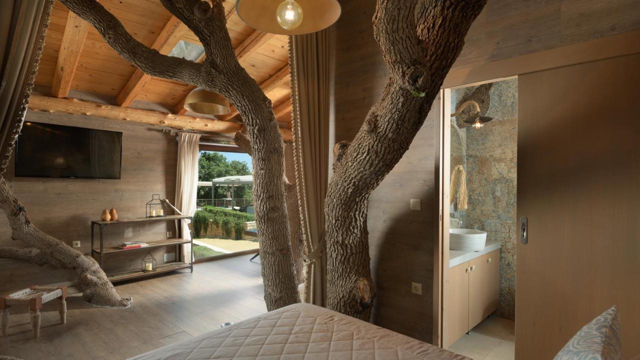 Stolidi Mou Treehouse Vila Atsipopoulo Exterior foto